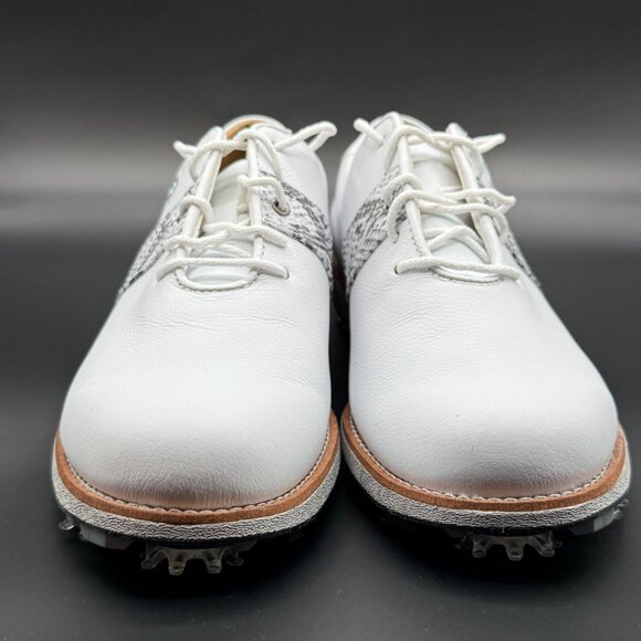 FJ FOOTJOY Golf Shoes Womens Sz 6.5 Dryjoys Premier Series White Leather 99021 - Picture 5 of 8